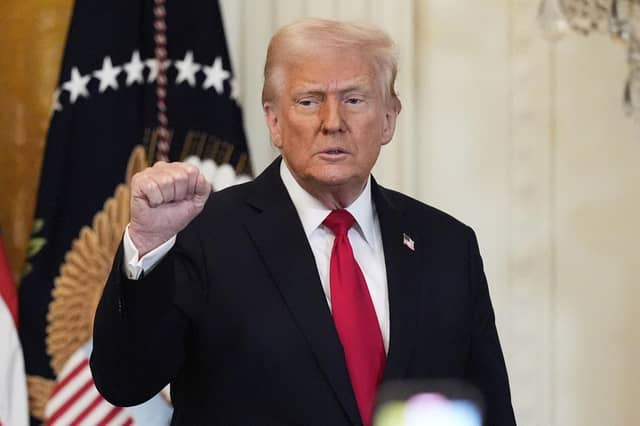 America under Donald Trump is not to be relied upon, a reader says (Picture: AP/Mark Schiefelbein)