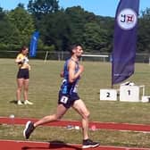 Mark Beagrie got a new club record with his run