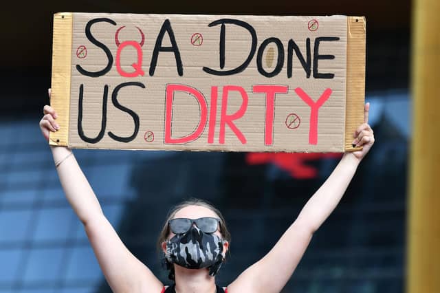 The SQA have been accused of covering up the exam results fiasco.