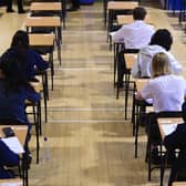 Students sitting an exam