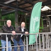 Levenseat commercial contracts manager, Chris Leader, and managing director, Angus Hamilton, at Levenseat’s new materials recovery facility.