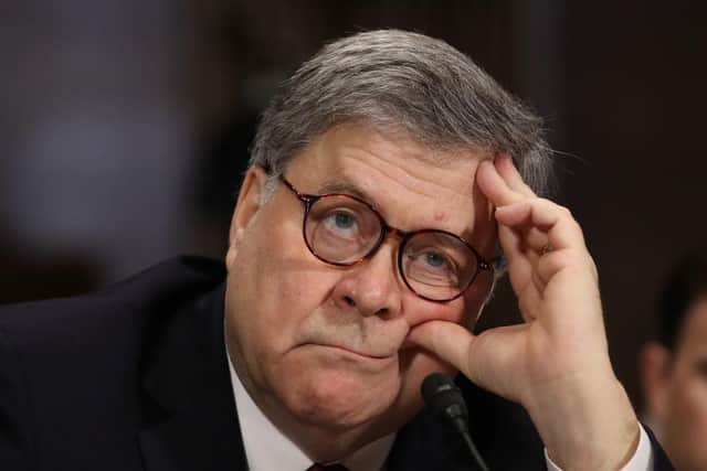 William Barr is stepping down from his role as US attorney general one month early (Getty Images)