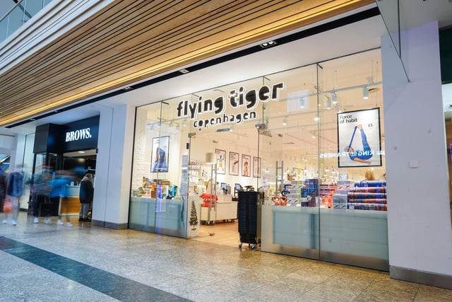 Danish odd-and-ends retailer Flying Tiger opened in December. It sells quirky items – from party items and homeware to toys and Christmas decorations.