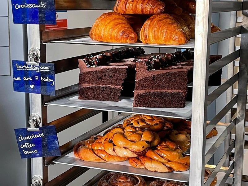 This Glasgow cafe, which also has an outlet in Bearsden, has been a favourite of locals for years. Owner Leo Belcher and her team make a range of baked goods, but they also sell specialty food and drinks as well as things to heat up at home such as pizza. Pop in for their eye-catching, perfectly laminated pastries or their Cubanos with corn or ham and cheese - delicious.