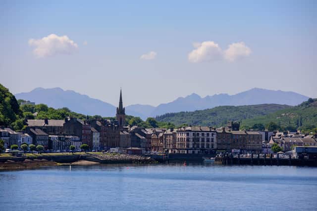 Rothesay on the Isle of Bute in Scotland. The Isle of Bute has been named as Scotland's best place to live by a panel of judges. Photo: PA