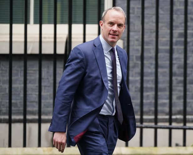 Deputy Prime Minister and Justice Secretary Dominic Raab endured a difficult deputy PMQs.