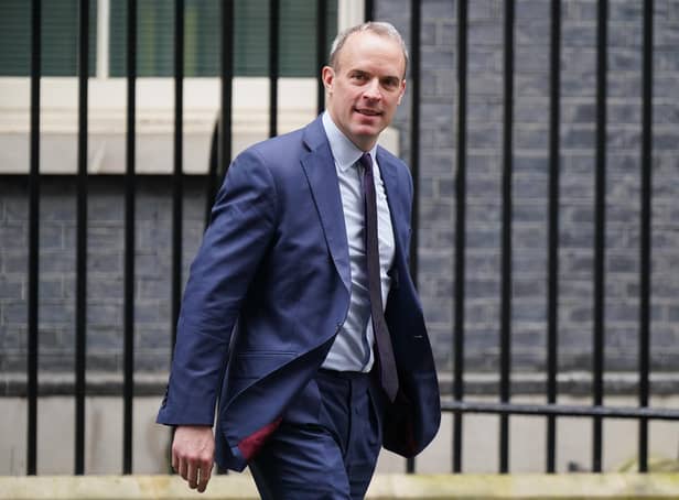 Deputy Prime Minister and Justice Secretary Dominic Raab endured a difficult deputy PMQs.