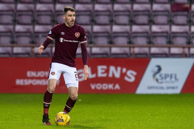 Michael Smith has been a consistent presence once again for Hearts. Picture: SNS