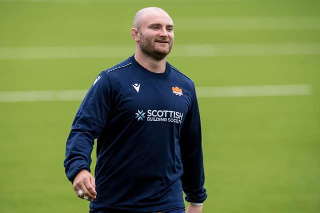 Dave Cherry will wear odd socks when Edinburgh take on the Lions at the DAM Health Stadium. (Photo by Ross Parker / SNS Group)