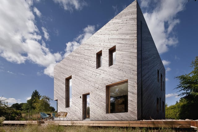 . A contemporary property in Kippen, Stirlingshire, Ostro Passive House is home to architectural designer Martin and architect Mhairi.