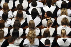 Graduating students. Picture: David Cheskin/PA