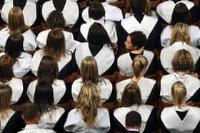 University students. Picture: David Cheskin/PA