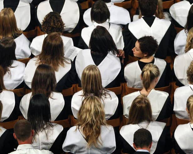 University students. Picture: David Cheskin/PA