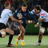 Edinburgh fly-half Charlie Savala and his team-mates found it hard to break past their Glasgow Warriors counterparts.