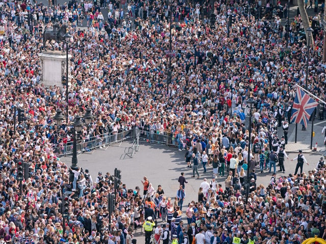 There must be a lot of people in London who aren't at work.