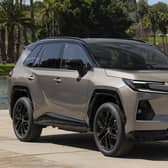 The new Toyota Rava4 PHEV looks chunky, with a new honeycomb-shaped grille