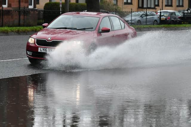 Glasgow weather: city and surrounding area on flood alert amid heavy rainfall (Photo: John Devlin).