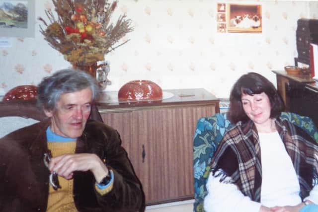 George Mackay Brown and his friend, Joanna Ramsey. PIC: Contributed.