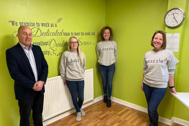 Directors at Dazzle & Inkspot - which says employee ownership was 'without doubt the best way to move the business forward'. Picture: contributed.