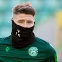 Hibs striker Kevin Nisbet is set to see out the season at the Easter Road club after deal to switch to Birmingham City  broke down. Photo by Paul Devlin / SNS Group