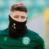 Hibs striker Kevin Nisbet is set to see out the season at the Easter Road club after deal to switch to Birmingham City  broke down. Photo by Paul Devlin / SNS Group