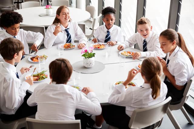 School pupils who receive free school meals should not be stigmatised, says reader (Picture: Adobe)