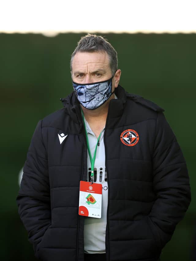 Dundee United Manager, Micky Mellon. (Photo by Ian MacNicol/Getty Images)