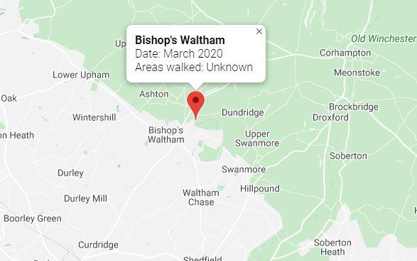 A case of Alabama Rot was confirmed in Bishop's Waltham in March 2020.