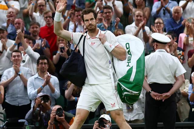 Andy Murray bids farewell to Wimbledon