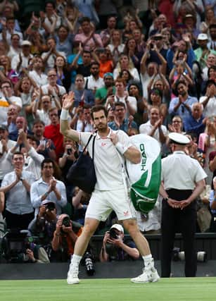 Andy Murray bids farewell to Wimbledon