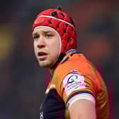 Grant Gilchrist of Edinburgh looks on during the Heineken Cup defeat to Saracens at StoneX Stadium on Sunday. (Photo by David Rogers/Getty Images)