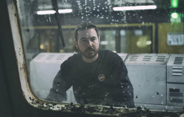 Martin Compston stars as communications operator Fulmer in The Rig