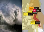 Storm Arwen: A Red weather warning is in place in Scotland as extreme winds forecast for Edinburgh, Fife and east Scotland (Met Office/Getty Images)