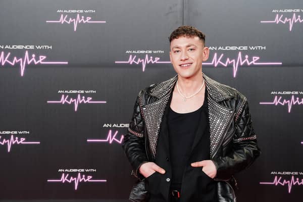 Olly Alexander attending An Audience With Kylie at the Royal Albert Hall in central London. Picture: PA