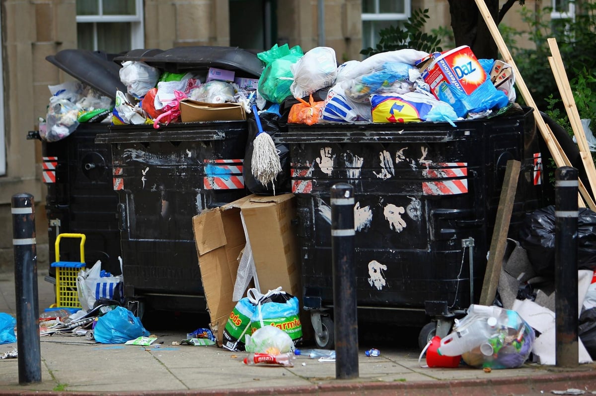 Rubbish will pile high and schools close as Scottish council workers vote to strike
