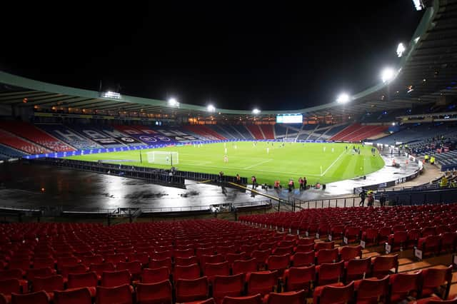 Scotland defeated Israel in front of an empty Hampden Park in their Euro 2020 play-off semi-final. (Photo by Alan Harvey / SNS Group)