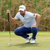 Scott Jamieson pictured lining up a putt in the ISPS Handa Championship in Tarragona, Spain, earlier in the year. Picture: Andrew Redington/Getty Images.