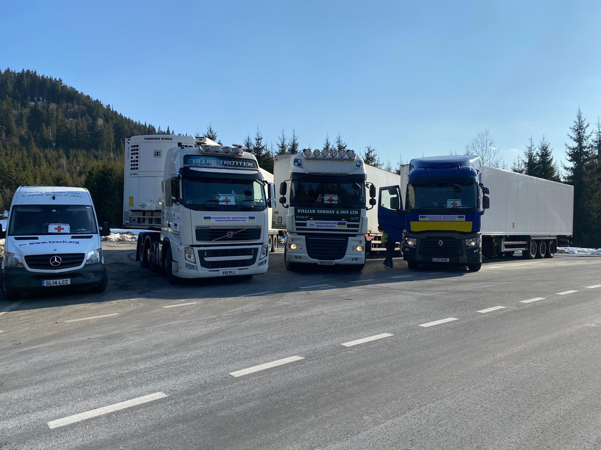 Ukraine-Russia: Day five of HGV driver's diary - 'I have a good bottle of whisky for the guards at the border'