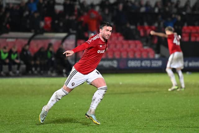 Stevie Mallan is a free agent after leaving Salford City.