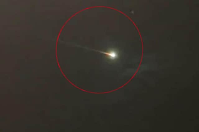 Reports are in the hundreds from residents across Scotland and Northern Ireland describing a massive "fireball" crossing the night sky.