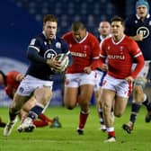 Stuart Hogg was in fine form in Scotland's narrow defeat by Wales. Picture: Craig Williamson/SNS
