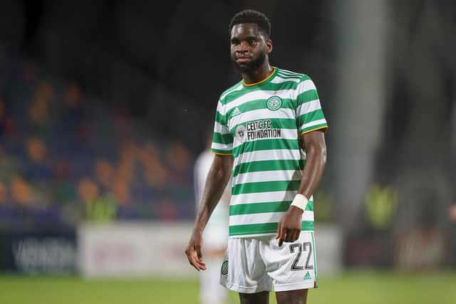 Celtic striker Odsonne Edouard has tested positive for coronavirus. (Photo by Sanita Sparane / SNS Group)