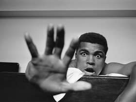 Cassius Clay before he became Muhammad Ali, pictured in London in 1963.