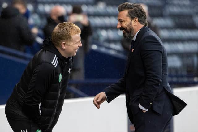 Neil Lennon has backed under-fire Aberdeen boss Derek McInnes. Picture: SNS