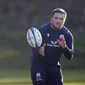 Zander Fagerson injured his hamstring playing for Glasgow Warriors but is now in good shape. (Photo by Craig Williamson / SNS Group)