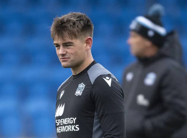 Glasgow stand-off Ross Thompson has been ruled out until 2023 after having surgery on his injured ankle. (Photo by Ross MacDonald / SNS Group)