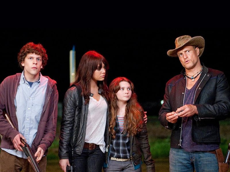 Part comedy, part horror, a list list of cast that includes Jesse Eisenberg, Woody Harrelson and Emma Stone take on a world that has been overran by zombies, using a specific set of rules.
