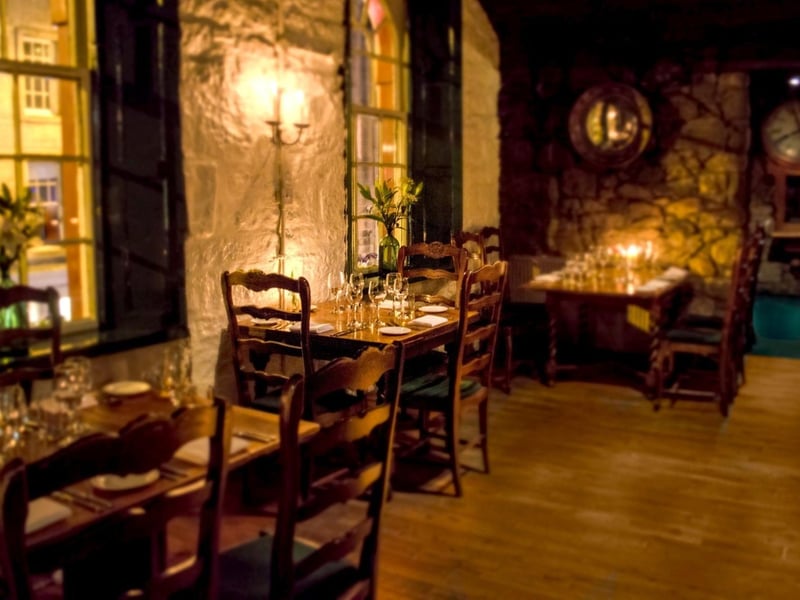 As written on their website: “One of the most romantic restaurants in Edinburgh, with soft candle light and old stone walls making this the perfect place to spend an evening with a loved one. A stone's throw away from the castle, the unique atmosphere is further enhanced by the view over the picturesque sweep of Victoria Street and the historic West Bow.” The restaurant prides itself on making everything in house such as pastas, baked breads and exquisite desserts which are prepared fresh under the guidance of the culinary talent Carlo Coxon.