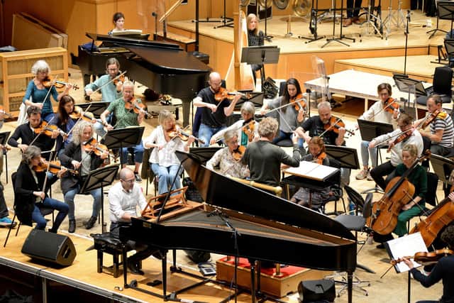 Mahan Esfahani in rehearsals with the RSNO PIC: Jessica Cowley