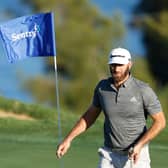 Dustin Johnson during a practice round prior to the Sentry Tournament Of Champions on the Plantation Course at Kapalua Golf Club in Hawaii. Picture: Cliff Hawkins/Getty Images.